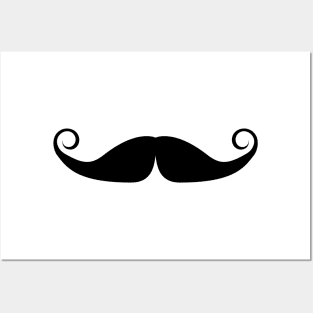 Handlebar moustache Posters and Art